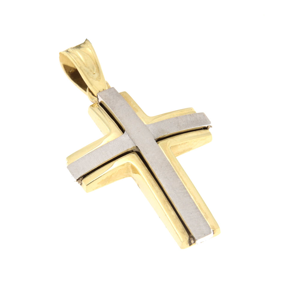 Δίχρωμος Αντρικός Σταυρός Κ14