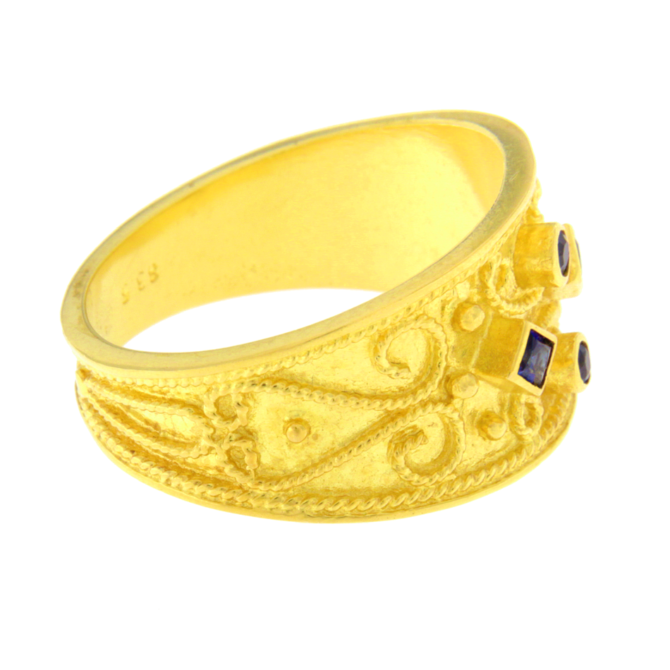 kotsoniskosmimata dachtylidi vyzantino me zafeiria 14k rng1099b