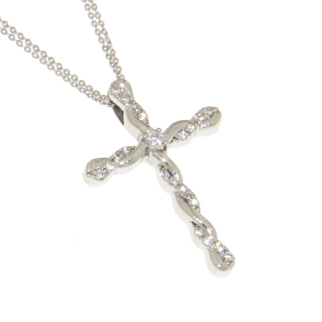 kotsoniskosmimata gynaikeios leykochrysos stayros me zirgkon 14k stavr007