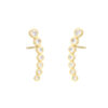 Stud earrings with 14K zircon – SK081