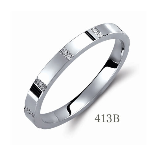 Valauro wedding rings Eternity 413C - 413B
