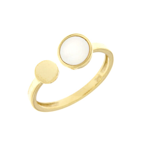 Gold ring with mother-of-pearl - RNG1002