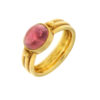 Byzantine ring with red tourmaline - RNG1111