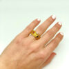 Δαχτυλίδι βυζαντινό με λευκό ζιργκόν ζαφείρι και ρουμπίνι - RΝG1089