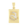 Capricorn square zodiac necklace - ASTRA-2-CRP