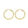 Hoop earrings in 14K gold - SK108