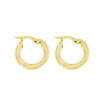 Hoop earrings in 9K gold - SK103
