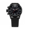 THORTON ρολόι Arne Black PVD Black Leather Strap - 9003111