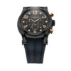 THORTON ρολόι Harald Chronograph Black Rose gold - 9005311
