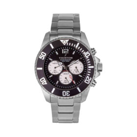 THORTON Loki Silver Stainless Steel Chronograph Watch - 9301331M