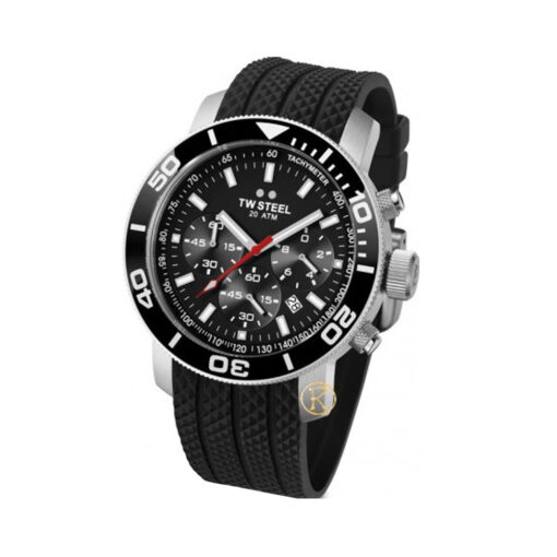 TW Steel ρολόι Grandeur Diver Chrono Rubber Strap - TW701