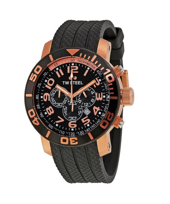 TW Steel ρολόι Grandeur Diver Chrono Rubber Strap - TW92