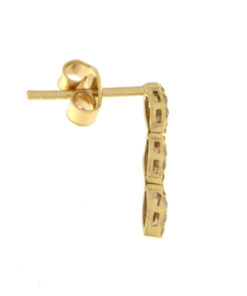 Σκουλαρίκια κρεμαστά σε χρυσό με ζιργκόν 14Κ – SK138