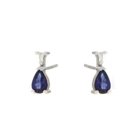 Stud earrings sapphire 18K – SK154