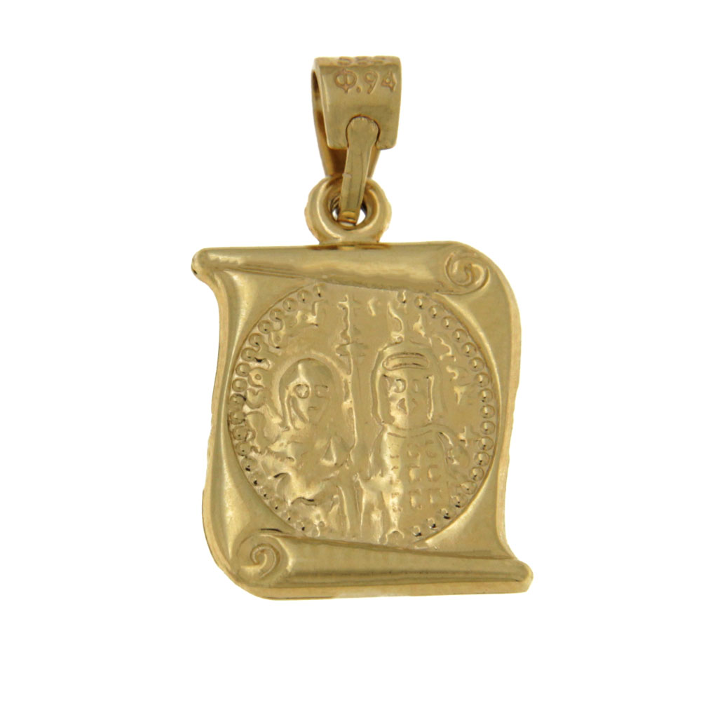 Φυλαχτό με κεφάλι Χριστού διπλής όψης Κ14 – PAN049