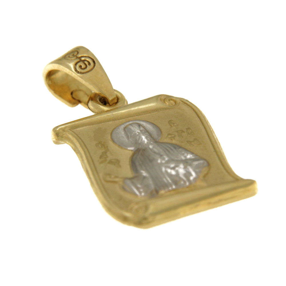 Φυλαχτό με τον Άγιο Εφραίμ δίχρωμο K14 – PAN048