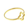 Visetti δαχτυλίδι χρυσό μοντέρνο με σταυρό Κ9 – RNG1274