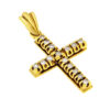 Βαπτιστικός σταυρός για κορίτσι χρυσός με διαμάντια Κ18 – STAVR364