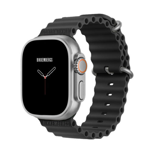 Bikkemberg Smartwatch Big Black Silicone Strap Μαύρο - BK10-1