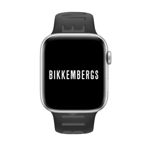 Bikkemberg Smartwatch Medium Black Rubber Strap Μαύρο - BK08