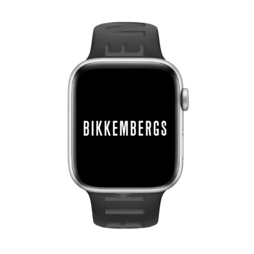 Bikkemberg Smartwatch Small Black Rubber Strap Μαύρο - BK01