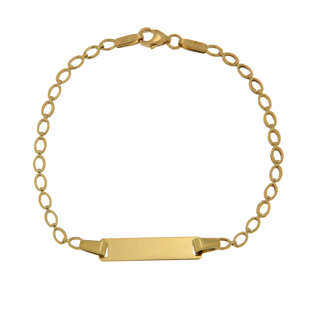 Βραχιόλι ταυτότητα χρυσή Κ9 – BRAX308