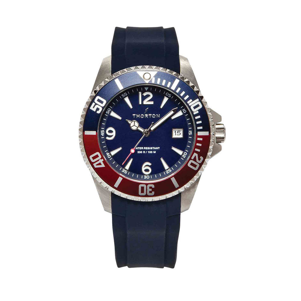THORTON ρολόι Arkyn Blue Rubber Strap – 9205332