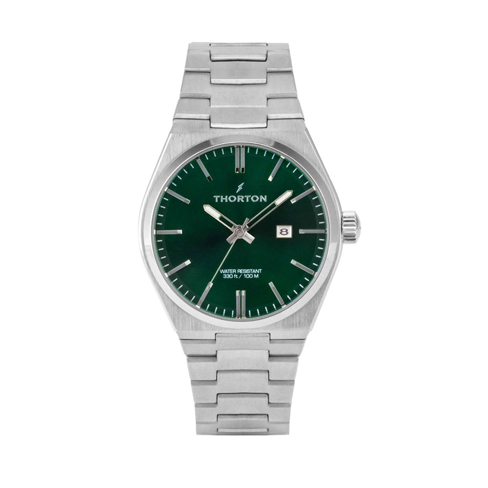 THORTON ρολόι Torstein Silver Stainless Steel Bracelet - 9305333M
