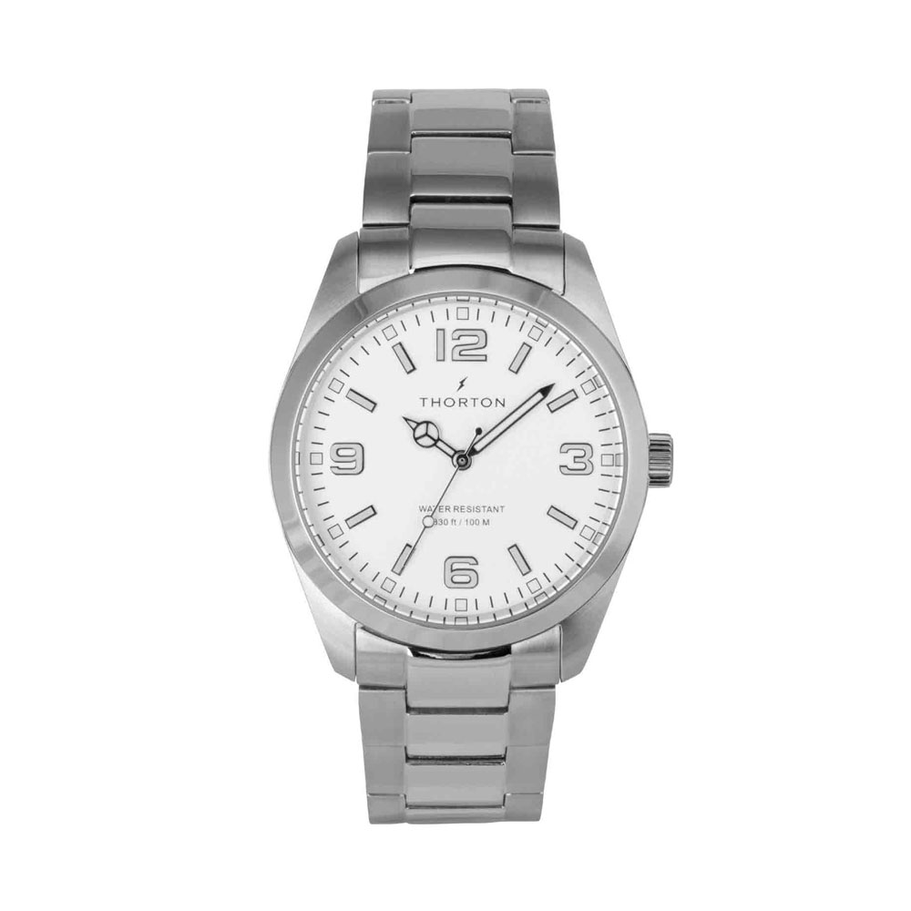 THORTON ρολόι Bjorn Silver Stainless Steel Bracelet – 9302334M