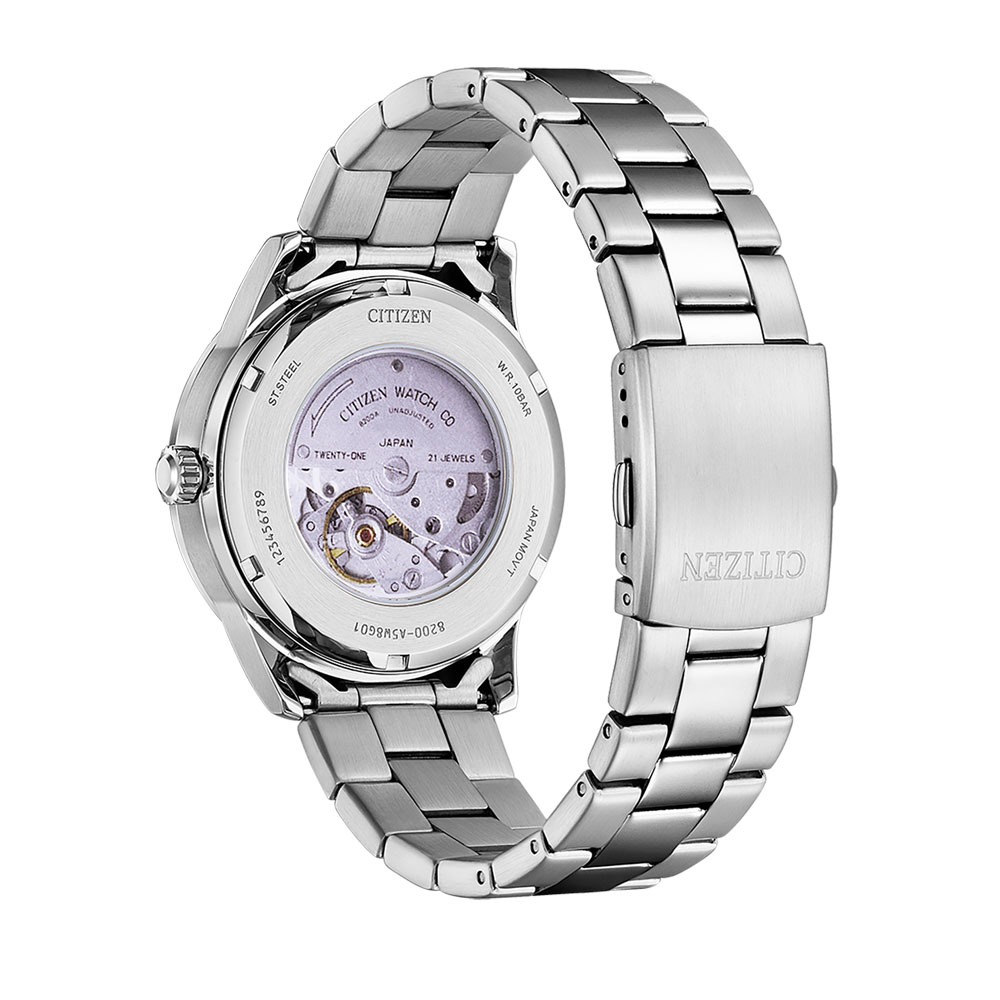 Citizen ρολόι Mechanical Automatic Silver Stainless Steel Bracelet - NH8400-87EE