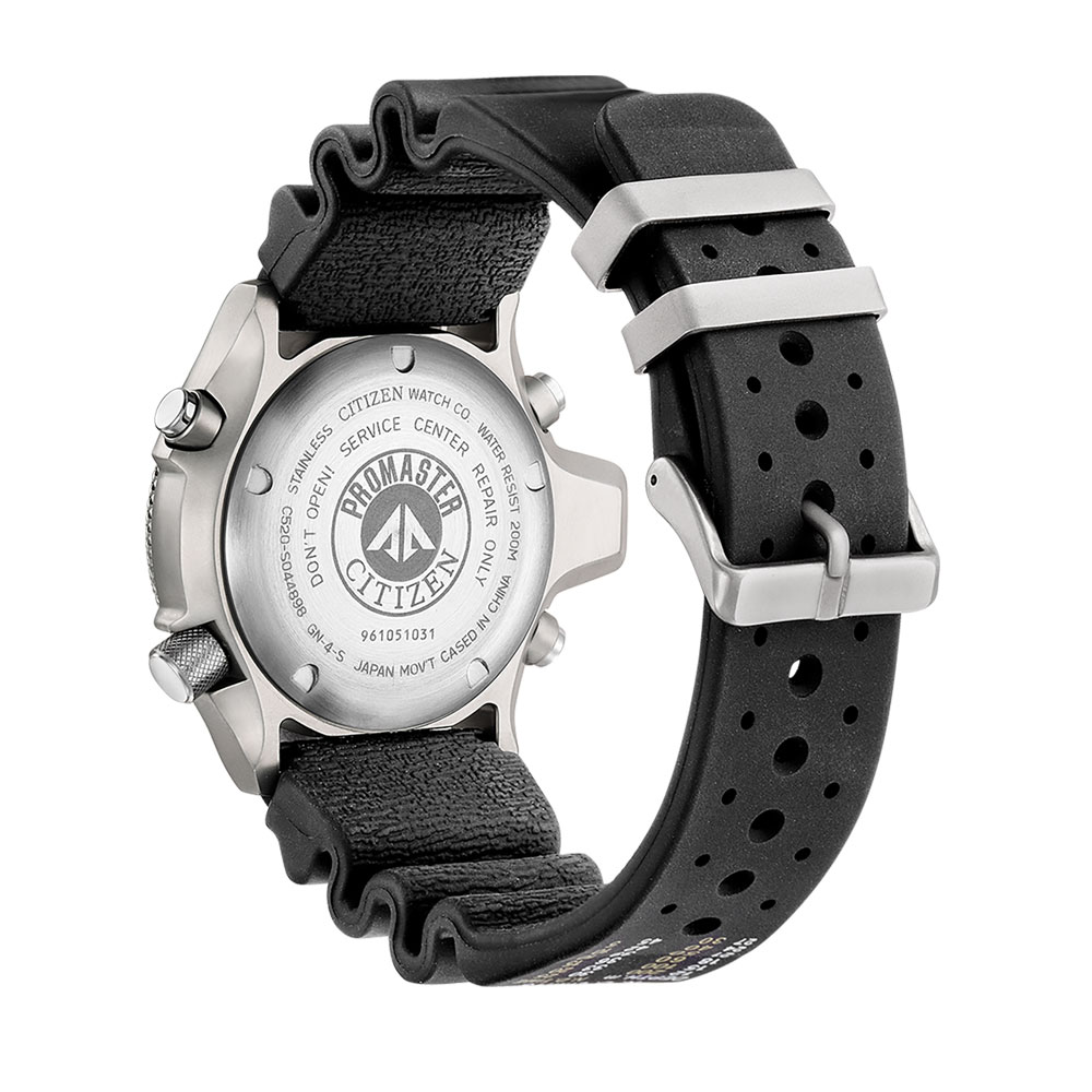 Citizen ρολόι Promaster Aqualand Divers Black Rubber Strap - JP2000-08E