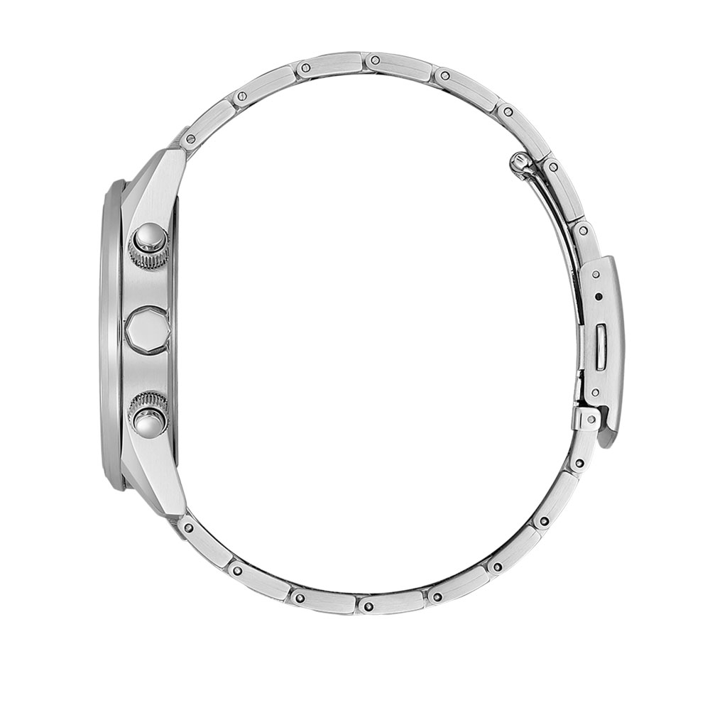 Citizen ρολόι RadioControlled Eco-Drive Chronograph Silver Stainless Steel Bracelet - AT8260-85L
