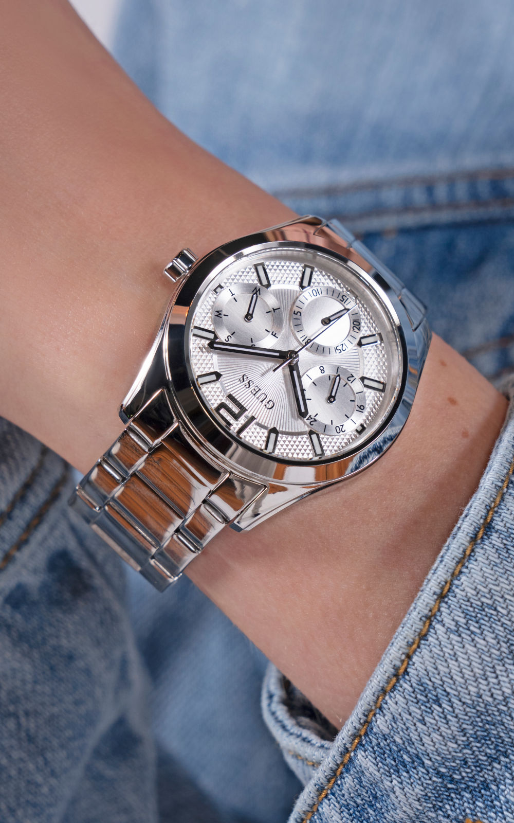 GUESS ZOE GW0760L1 Γυναικείο Ρολόι Quartz Multifuction Ακριβείας - Image 5