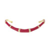 GUESS STEEL BAMBOO JUBN05155JWYGRDT/U Κολιέ Δίχρωμο Με Πέτρες