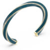 GUESS STEEL LE MIRAGE JUBB05381JWYGPTL Χειροπέδα Πράσινη Με Πέτρες