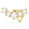 GUESS STEEL PIERCING STUDIO JUBE06265JWYGT/U Σκουλαρίκι Χρυσό Μονό Με Πέτρες