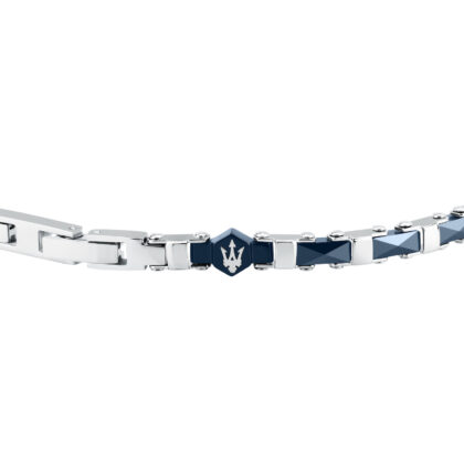Alternative view of MASERATI CERAMIC JM226ATZ84 Βραχιόλι Κεραμικό Δίχρωμο Με Λογότυπο