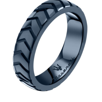 MASERATI CERAMIC JM226ATZ890-No.25 Ανδρικό Δαχτυλίδι Μπλε Κεραμικό