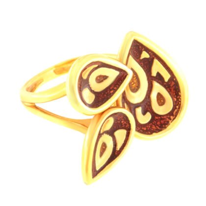 Δαχτυλίδι vintage με φίλντισι χρυσό Κ14 – RNG1758