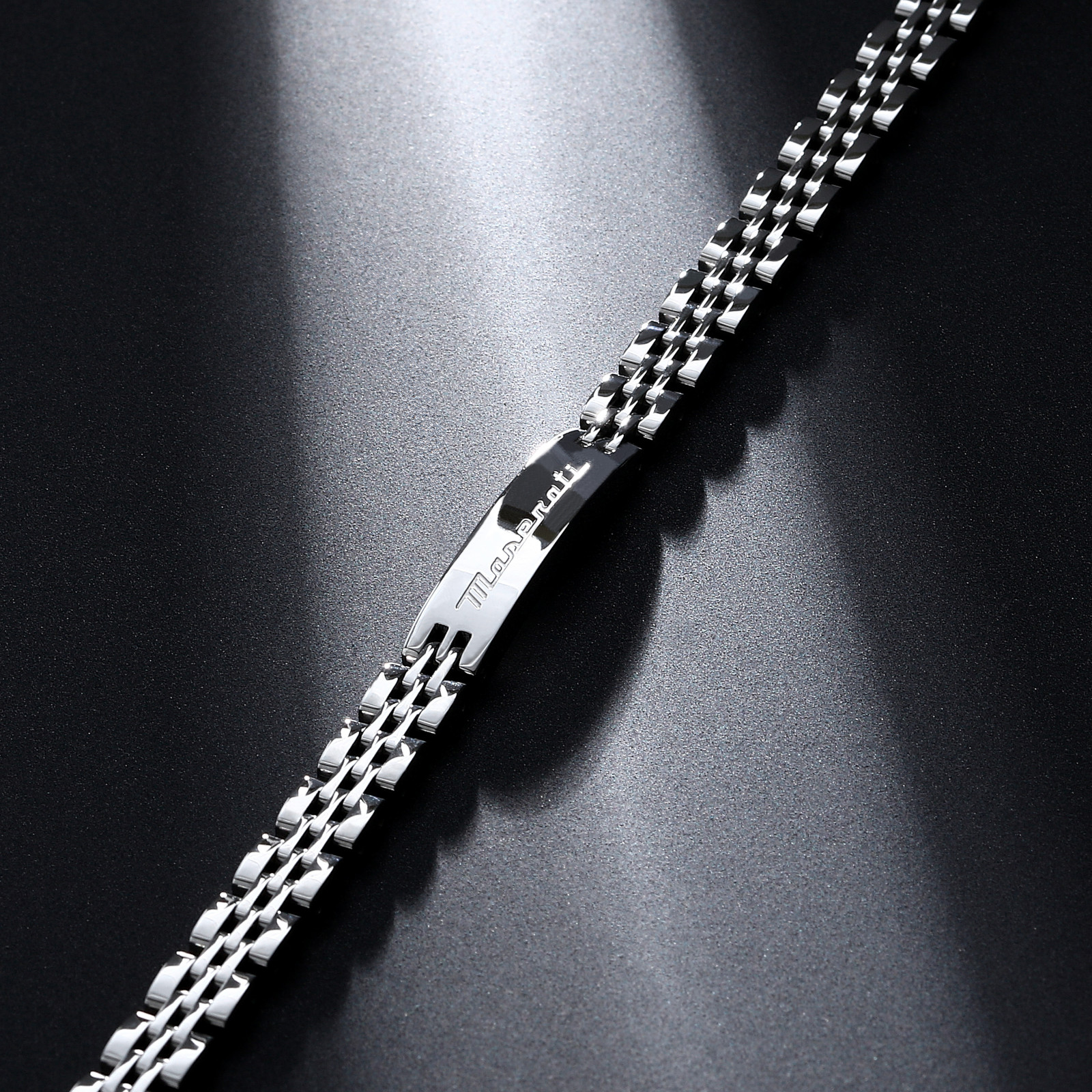 MASERATI ICONIC JM424AVD65 Ανδρικό Βραχιόλι Ασημένιο Με Λογότυπο - Image 6