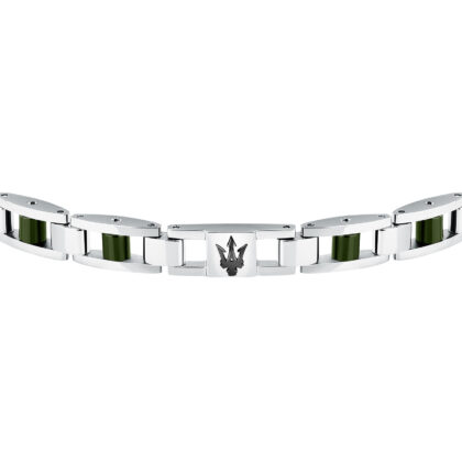 Alternative view of MASERATI CERAMIC JM225ATZ60 Βραχιόλι Δίχρωμο Με Τρίαινα