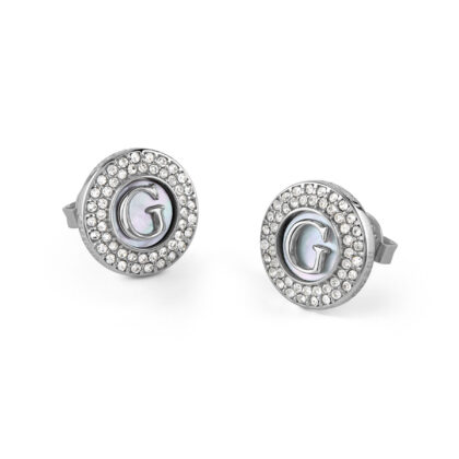Alternative view of GUESS STEEL G TALISMAN JUBE06211JWRHT/U Σκουλαρίκια Ασημένια Με Λογότυπο Με Πέτρες