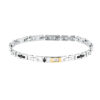 MASERATI DIAMONDS JM125ATY25 Βραχιόλι Τρίχρωμο Με Τρίαινα