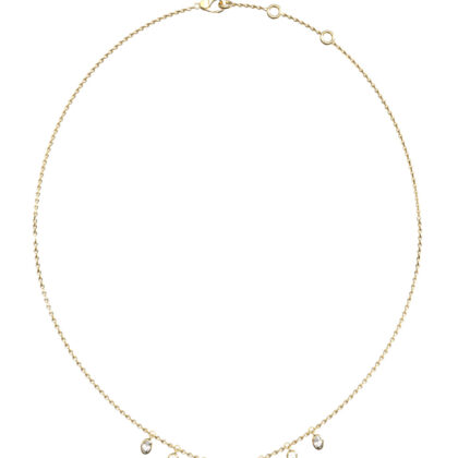 GUESS STEEL JAIPUR SPLENDOR JUBN06148JWYGT/U Κολιέ Χρυσό Με Κρεμαστά Τσαρμ
