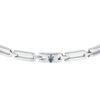 MASERATI ICONIC JM424AVD73 Ανδρικό Βραχιόλι Ασημένιο Με Μπλε Τρίαινα - Image 2