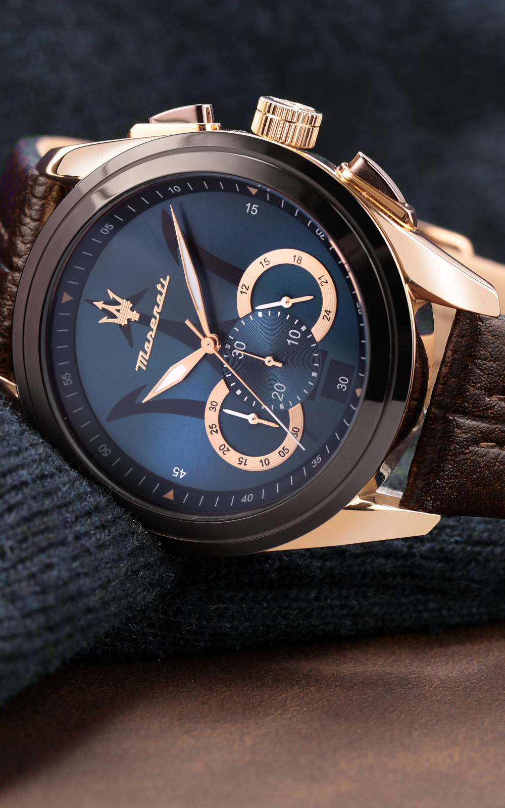 MASERATI TRAGUARDO R8871612024 Ανδρικό Ρολόι Quartz Χρονογράφος Ακριβείας - Image 4