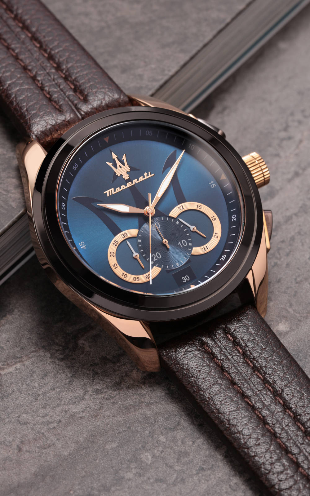 MASERATI TRAGUARDO R8871612024 Ανδρικό Ρολόι Quartz Χρονογράφος Ακριβείας - Image 5