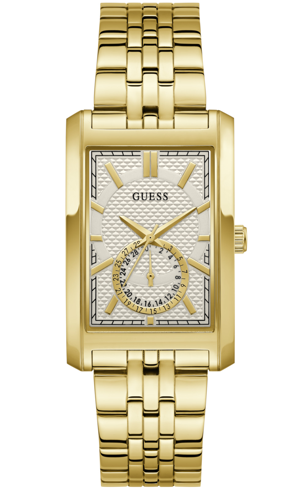 GUESS HUGH GW1125G2 Ανδρικό Ρολόι Quatrz Multifuction Ακριβείας