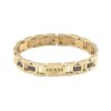 GUESS STEEL FRONTIERS JUMB01342JWYGBKT/U Χρυσό Βραχιόλι Με Λογότυπο