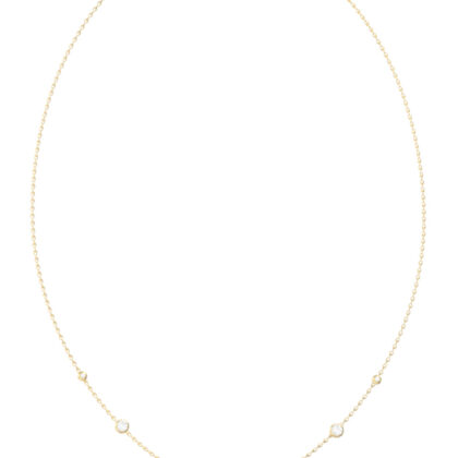 GUESS STEEL G CAMDEN JUBN06340JWYGT/U Κολιέ Χρυσό Με Κρεμαστό Λογότυπο